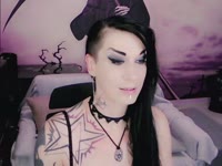 Cute gothic girl, which love fun and sex;)